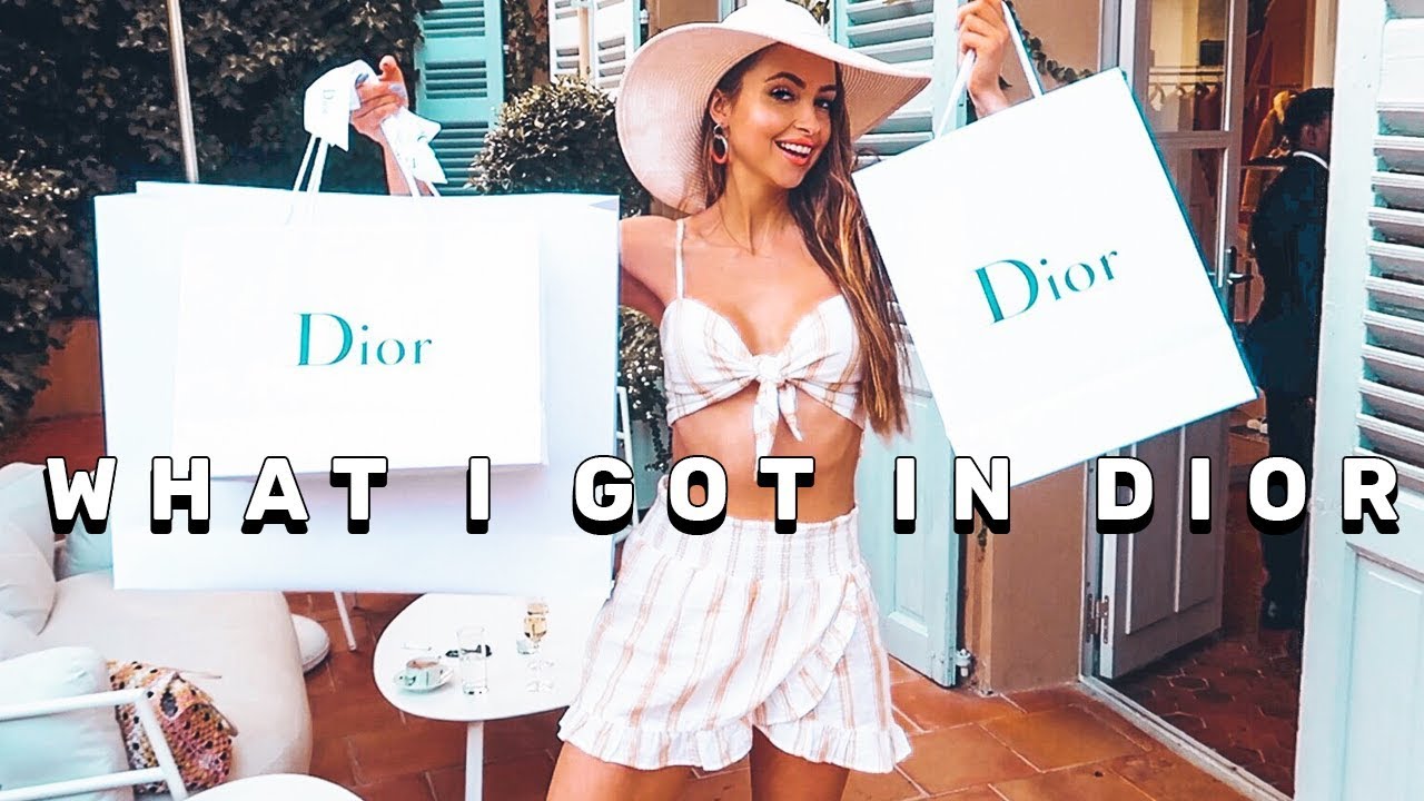 COME DESIGNER SHOPPING WITH ME AND WHAT I GOT IN DIOR | ST TROPEZ | EMMA MILLER