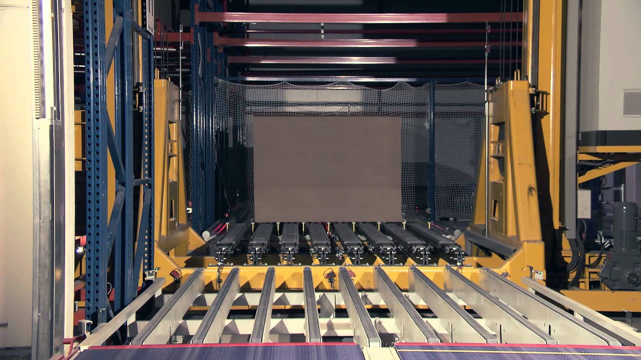 DF Work in Process Vertical Storage System for Corrugated Cardboard