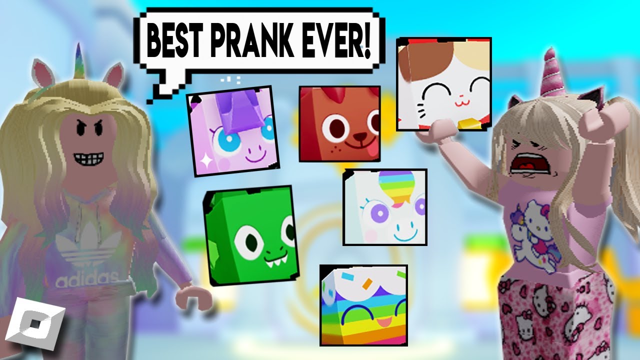 Pet Simulator X | STEALING MY SISTER'S HUGE PET PRANK + NEW HUGE PET SURPRISE - Roblox