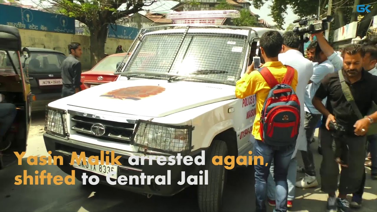 Yasin Malik arrested again, shifted to Central Jail