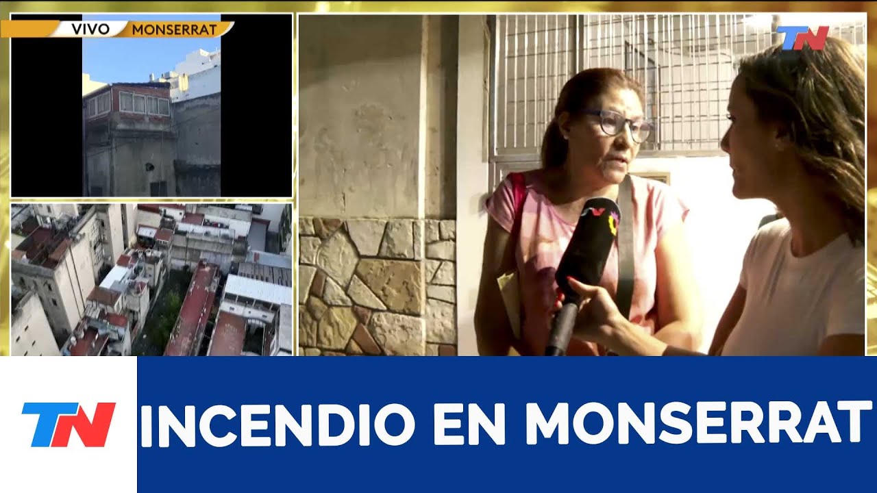 INCENDIO EN UN EDIFICIO: EVACUARON A 70 PERSONAS