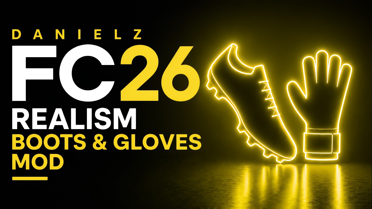 Danielz FC 26 Realism Boots & Gloves Mod