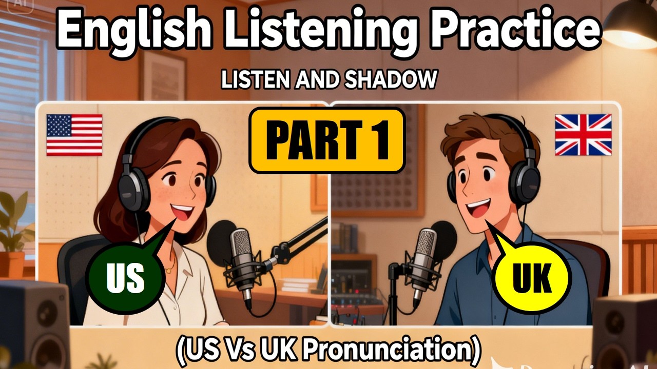 Listen & Shadow: Powerful “A” Verbs | American 🇺🇸 vs British 🇬🇧 Pronunciation