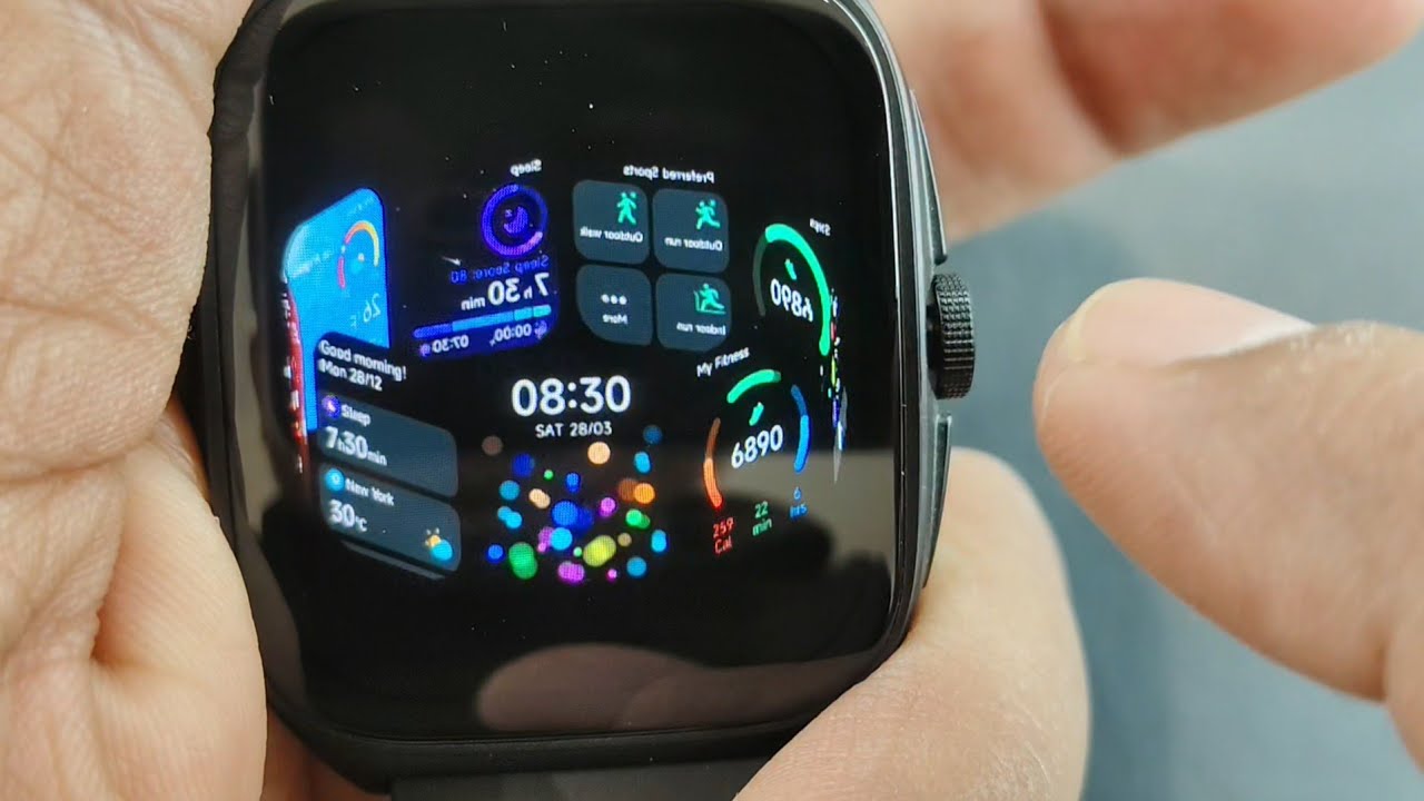 Titan Evolution Smartwatch  4.6cm Curved AMOLED Display | Premium Look