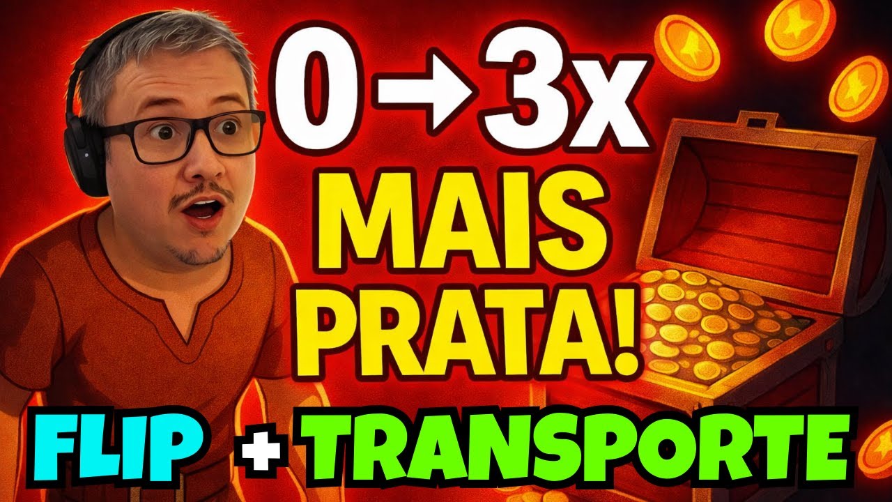 💰 FLIP + TRANSPORTE de ITENS no ALBION: TRIPLIQUE A SUA PRATA em POUCOS MINUTOS !!!! (FUNCIONA!)