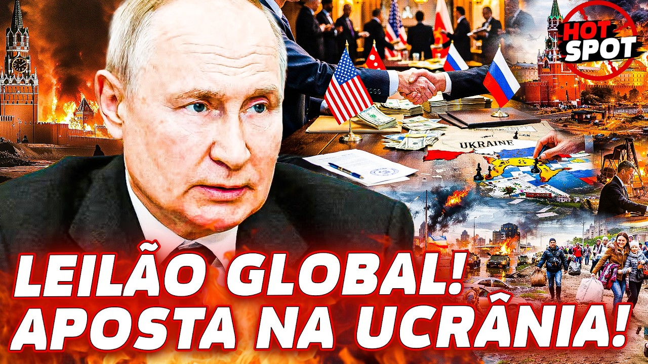 ⚡️ Leilão do século?! Putin teria fechado acordo SECRETO! Ucrânia vira moeda do jogo! | Ponto Quente