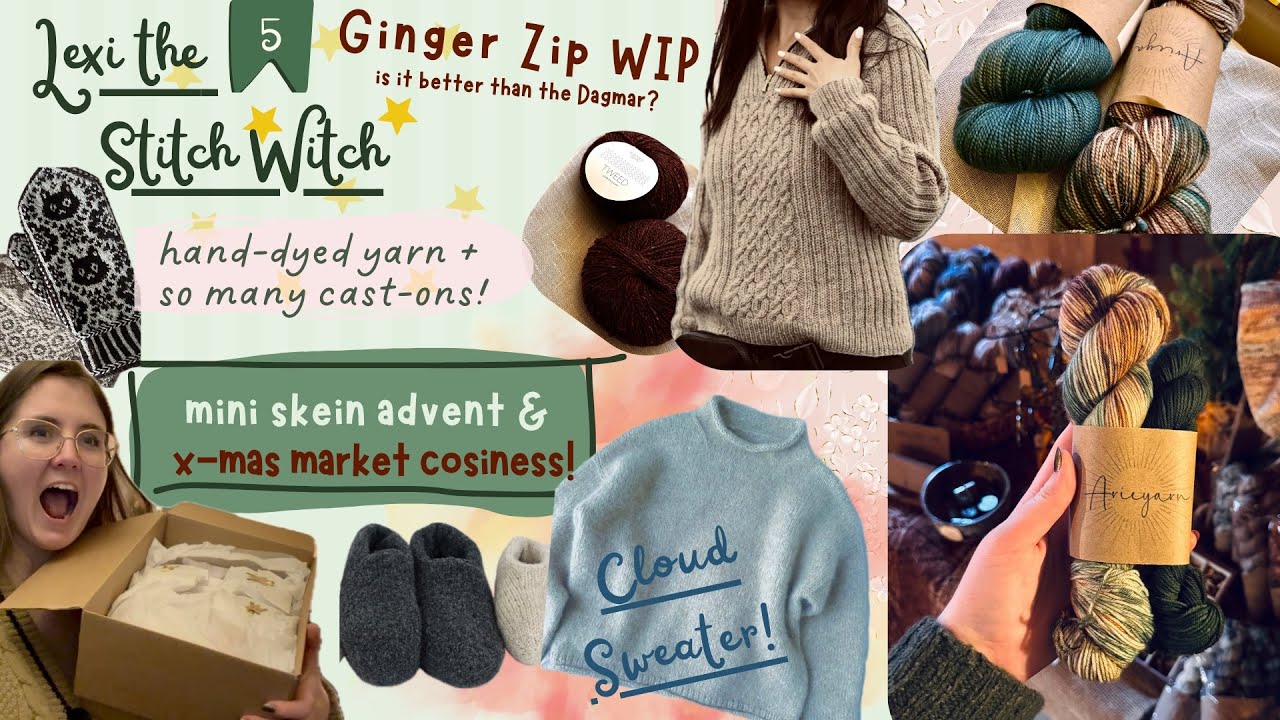 Ep. 5: the PERFECT cabled zip, Kitten Catch Mittens, & moody, ‘moss girl core’ hand-dyed sock yarn!