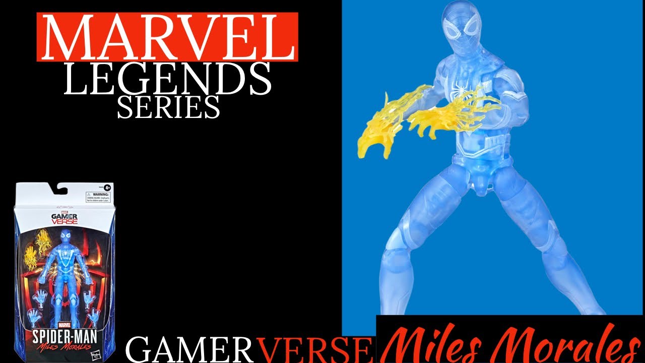 Marvel Legends Miles Morales Gamer-verse Spiderman ps4/ps5 GameStop exclusive unboxing and review