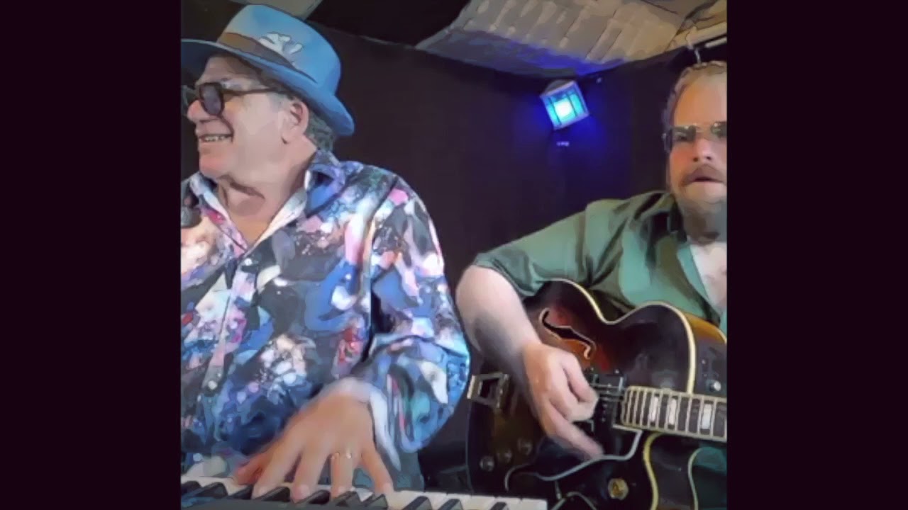 Mitch Woods and Kid Andersen - Facebook Live Feed From The Poorhouse Bistro June 2021