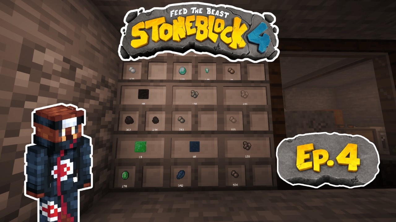 Закладка фундамента (StoneBlock 4, эпизод 4)