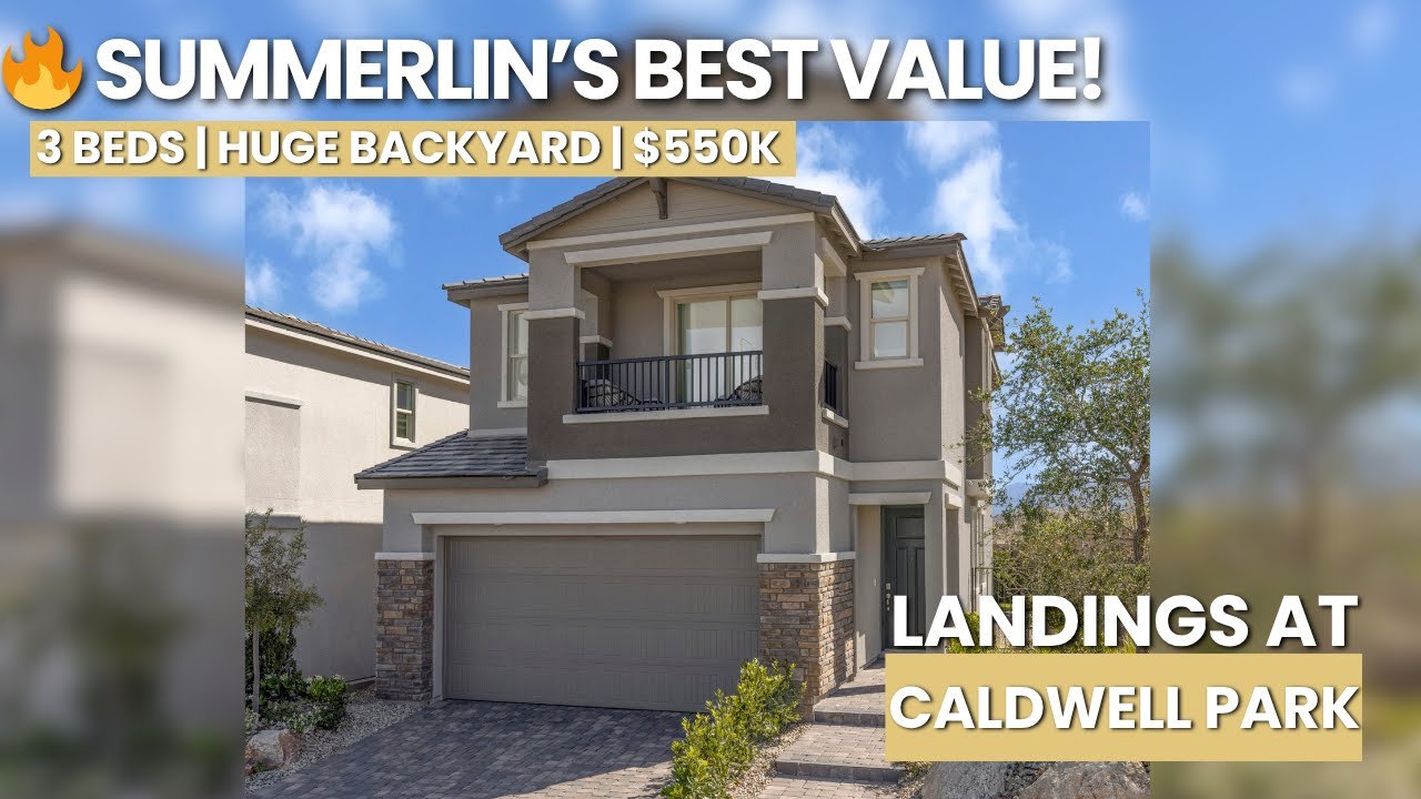 Caldwell Park Plan 1832 | Most Popular 3-Bedroom Home in Summerlin Las Vegas Under $550K!