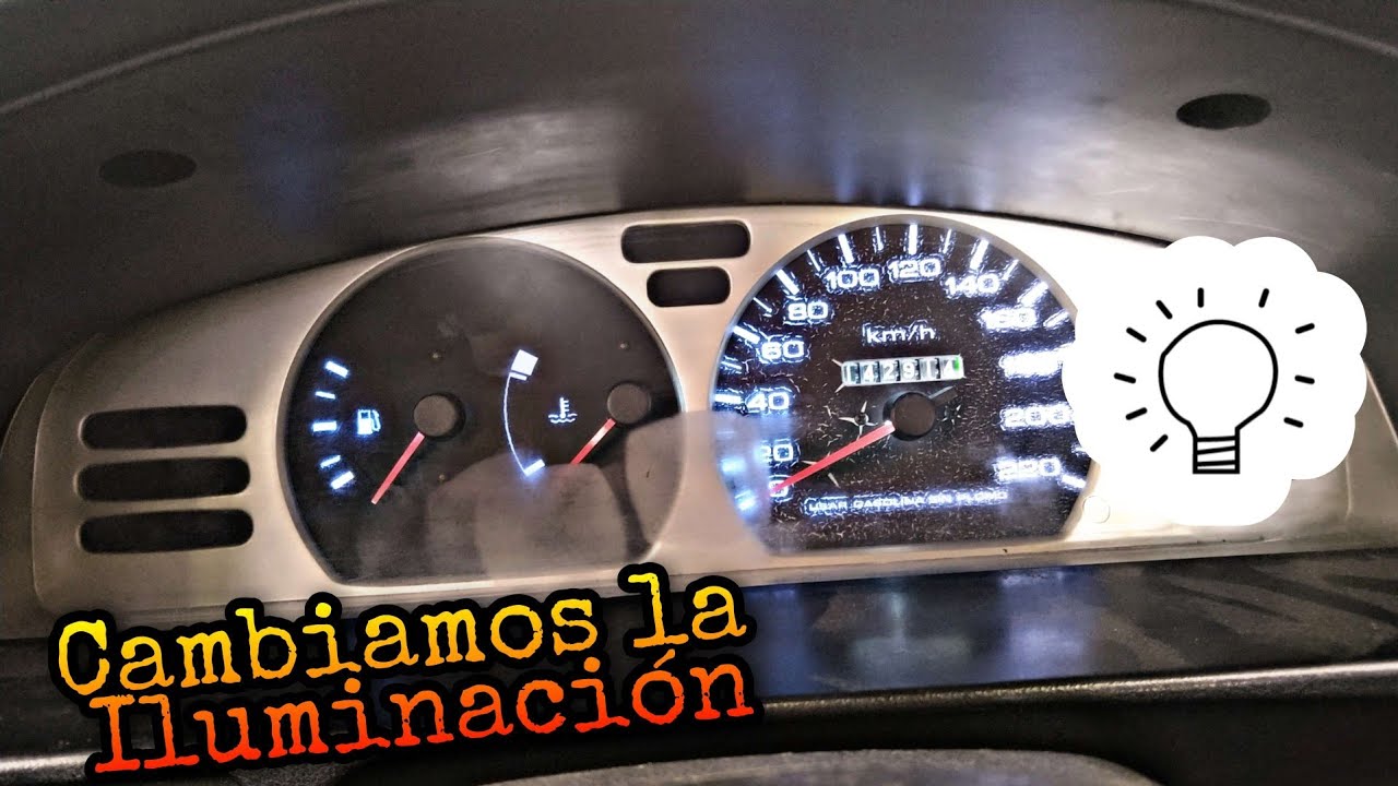 Cambiando la iluminación del tablero de Tsuru / YancarloVlogs //  autos