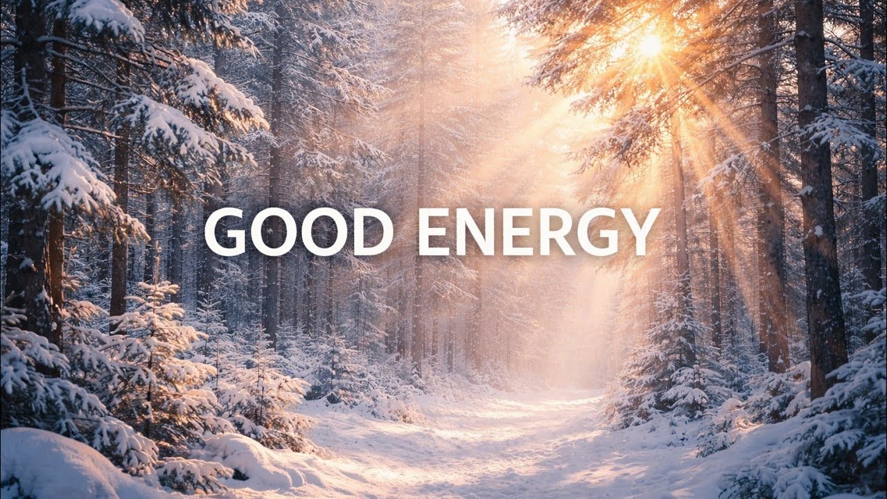 Positive Walk in a Snowy Forest Calm Thoughts, Peace & Good Energy