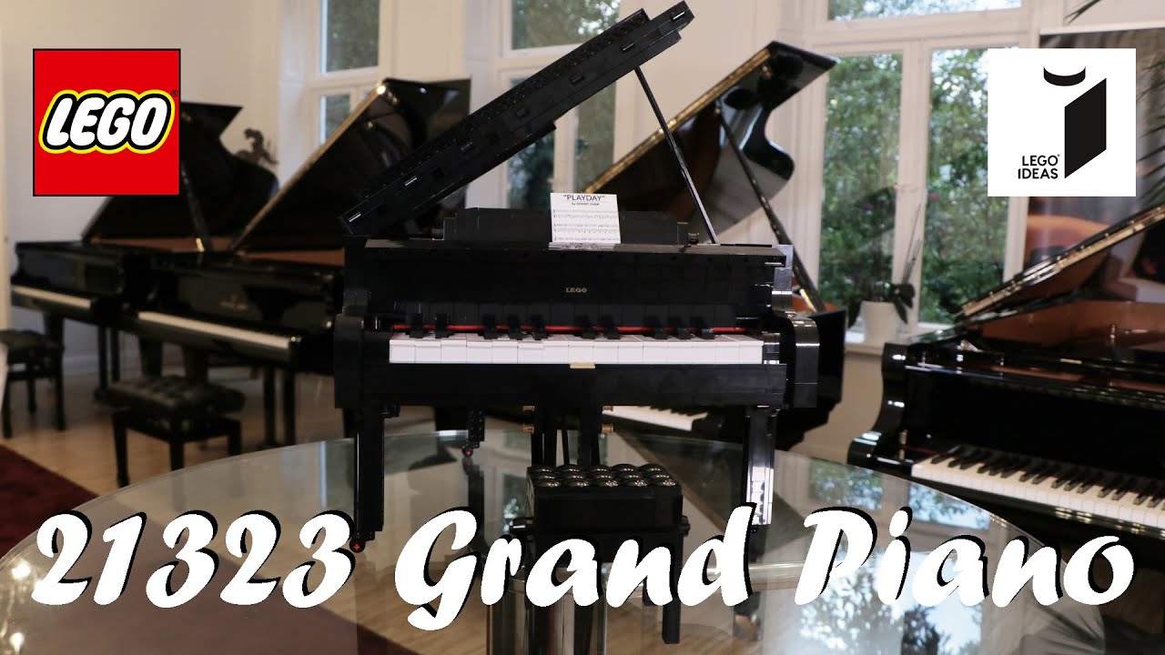 LEGO Ideas 21323 Grand Piano Review - Ein Klavierbauer über den Konzertflügel | SPACE BRICKS