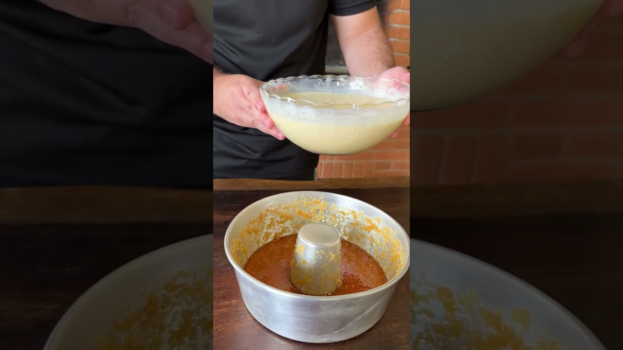 Pudim de tapioca com coco