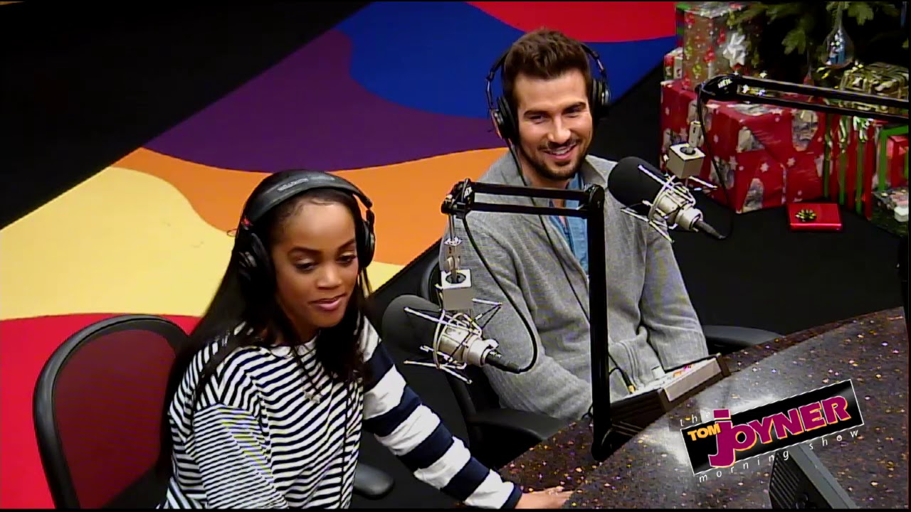 'Bachelorette' Rachel Lindsay & Bryan Abasolo stop by the Tom Joyner Morning Show
