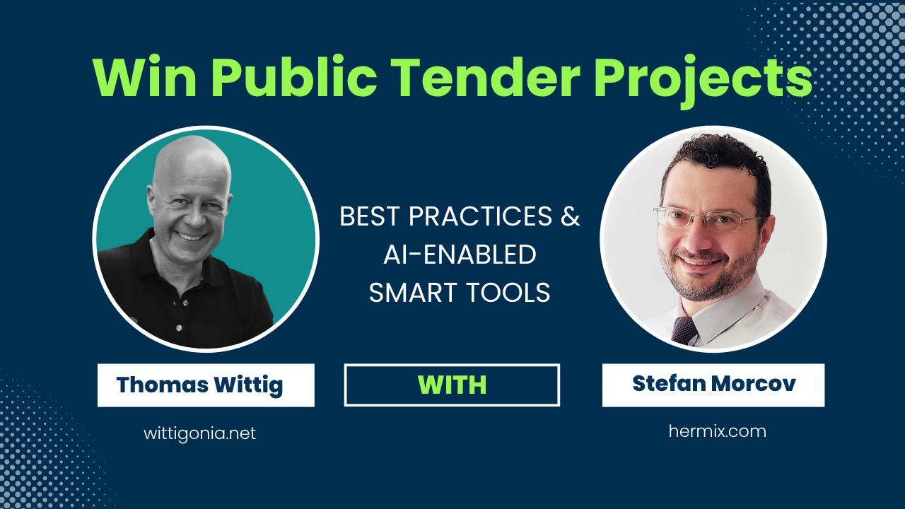 How to Win Public Tender Projects | AI-enabled Methods and Tools