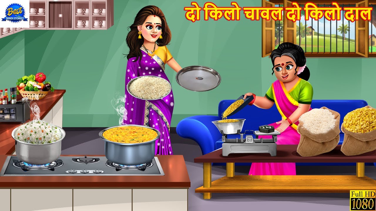 दो किलो चावल दो किलो दाल | Do Kilo Chawal Do Kilo Dal | Saas Bahu | Hindi Kahani | Moral Story