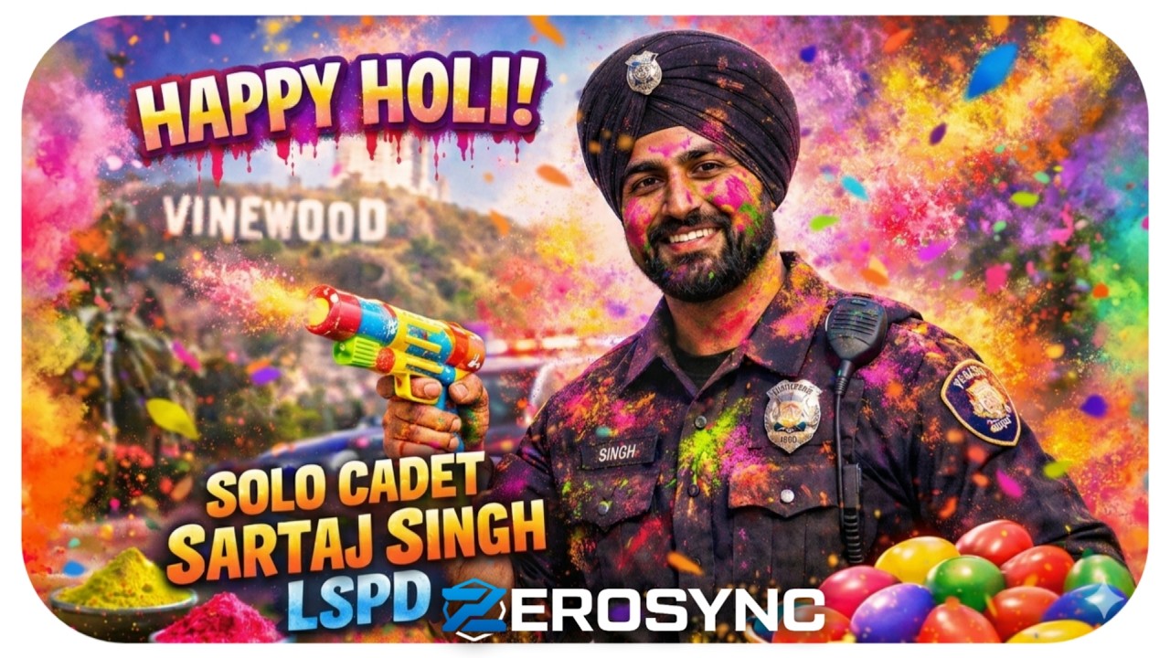 🚨SOLO CADET SARTAJ SINGH ON DUTY | VANSH IN ZEROSYNC | ZEROSYNC ROLEPLAY LIVE STREAM INDIA