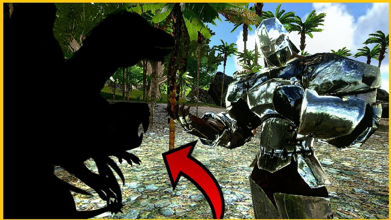 أرك موبايل | ديناصورات تجمع موارد لوحدها  ark survival evolved