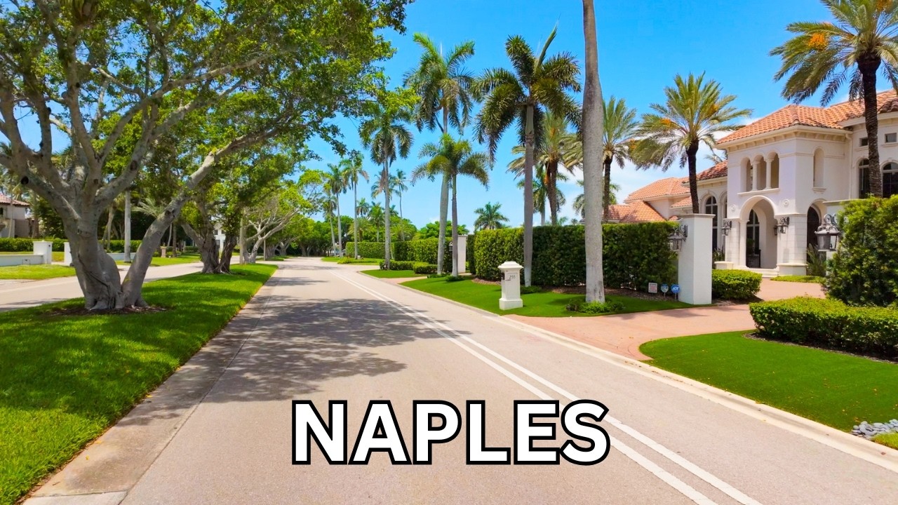 Driving Through Olde Naples, Florida | Fifth Avenue South, Third Street & Port Royal