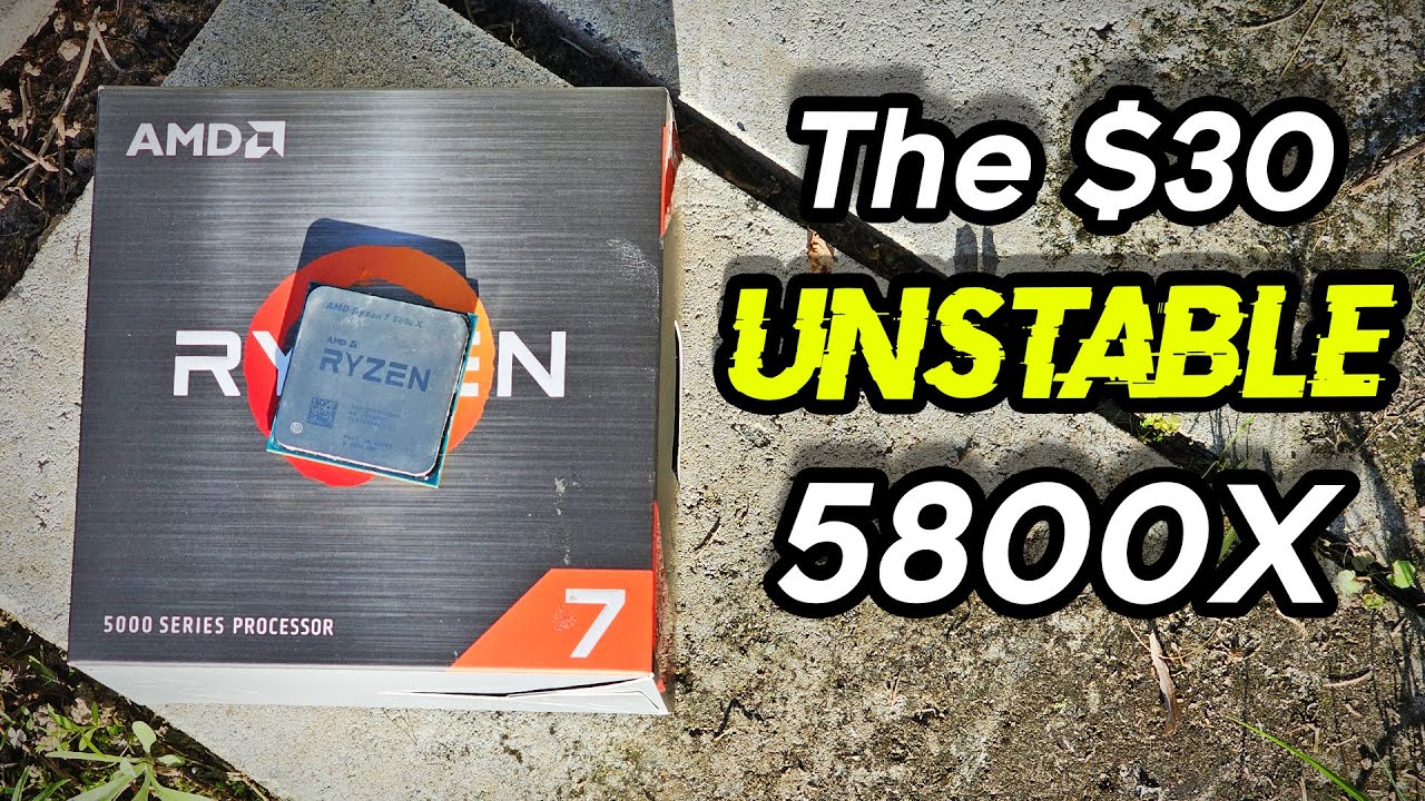 Buying a $30 Unstable Ryzen 7 5800X - Can we fix this crashing PC?