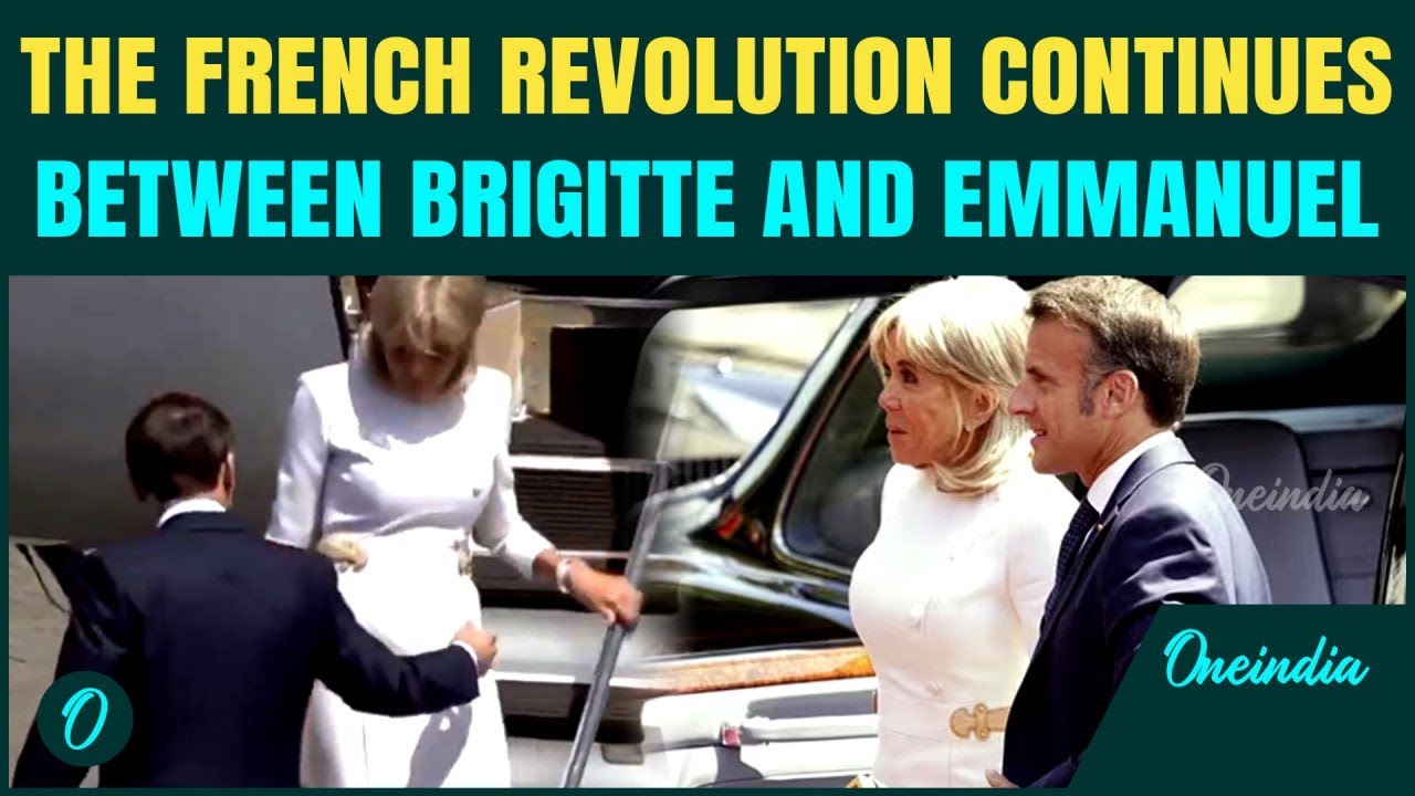 Et voilà! After Slap VIDEO Emmanuel Macron Humiliated Again By Wife Brigitte, Mins After UK Landing