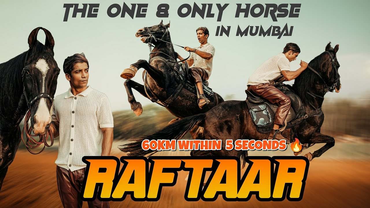 The One And Only Horse In Mumbai 🫨 | @Zaib shaikh #madarmi #vlog #trending #horse #mumbai