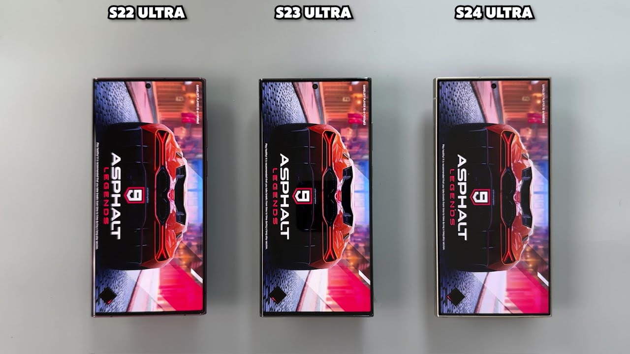 Samsung S24 Ultra vs Samsung S23 Ultra vs Samsung S22 Ultra Speedtest & Camera Comparison