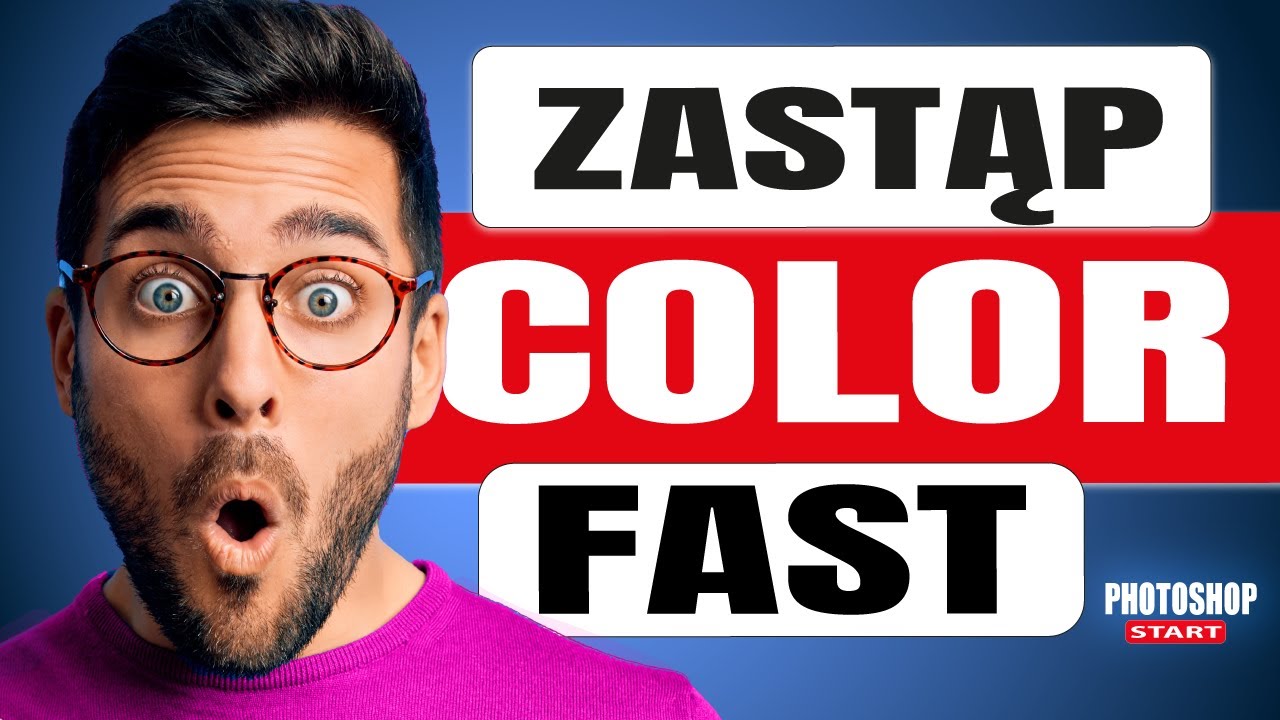 PHOTOSHOP 2022. Jak najłatwiej ZASTĄPIĆ KOLOR. How to REPLACE COLOR  - what the PROs won't tell you.