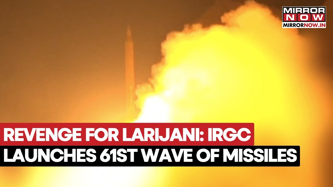 Larijani Revenge: IRGC Unleashes 61st Missile Wave Amid Escalating Conflict | Watch Video