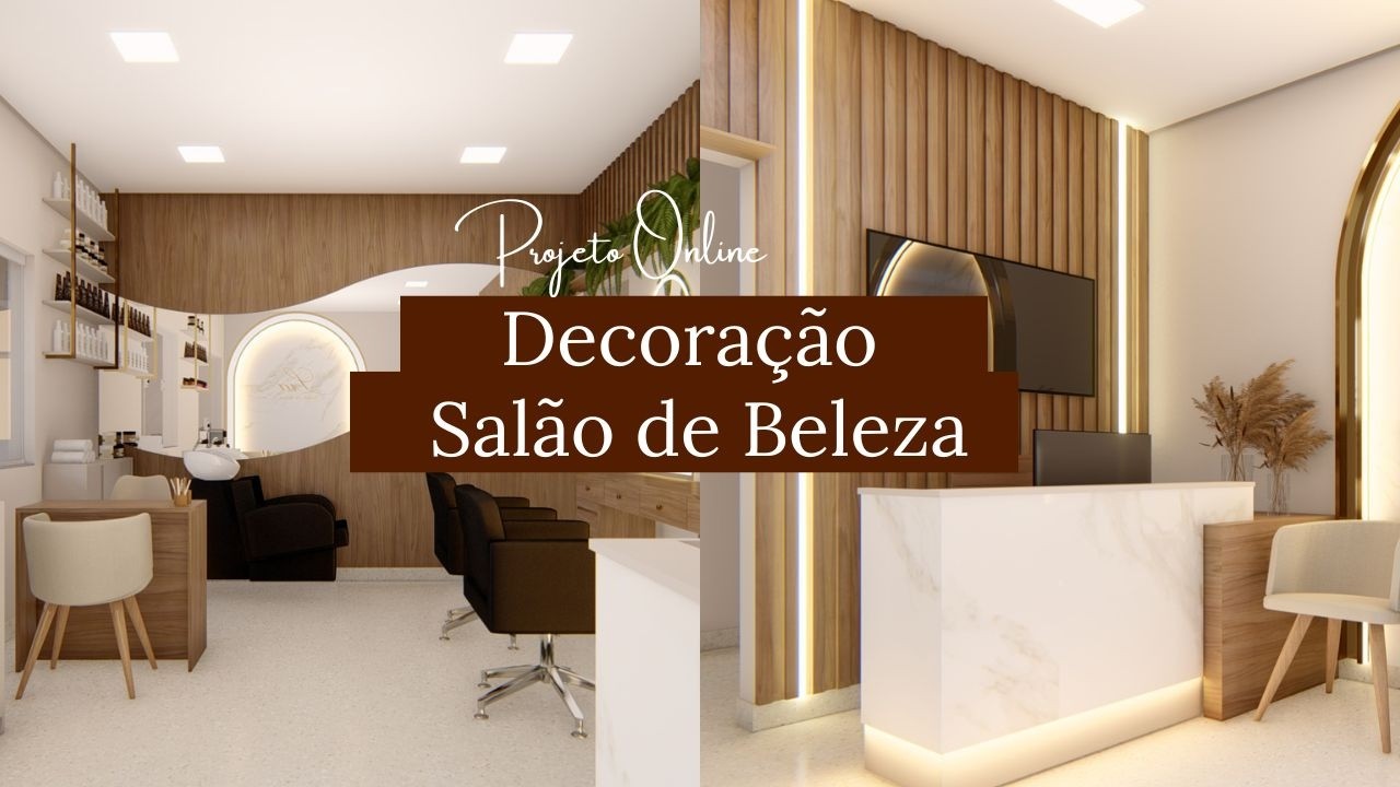 Projeto Lia - SALÃO DE BELEZA  MODERNO com Paleta Bege e Marrom - Projeto Online | Juliana Parreira