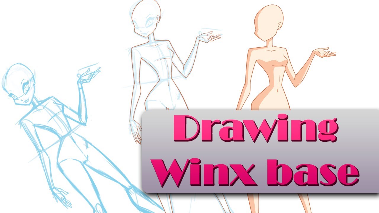 Drawing Winx base - Speedpaint