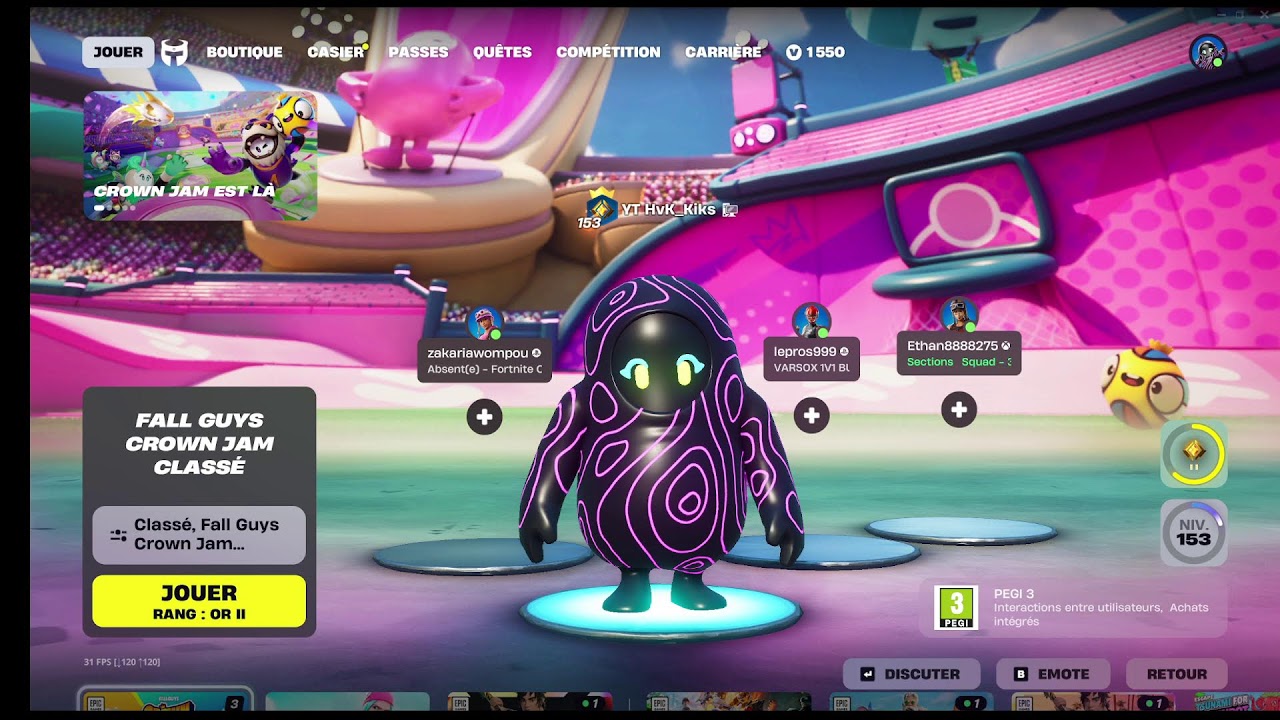 🔴 EN DIRECT 🔴 On fait la coupe classée solo et on monte la crown jam