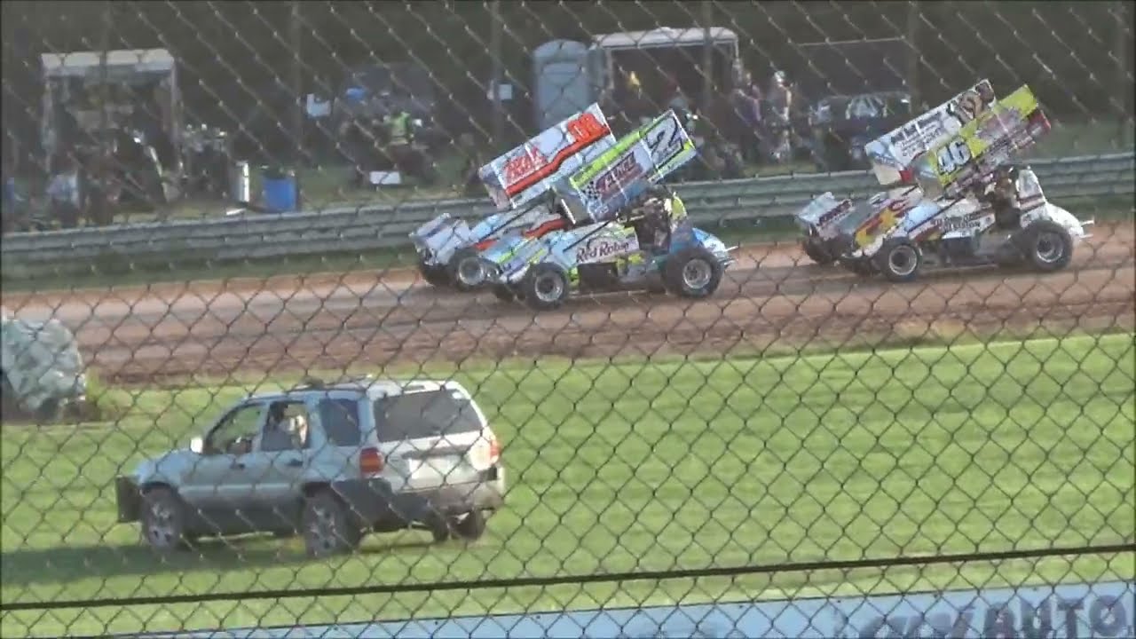 Mercer Raceway Park | July 22nd, 2023 | WIN #55 | 410 Sprint | AJ Flick