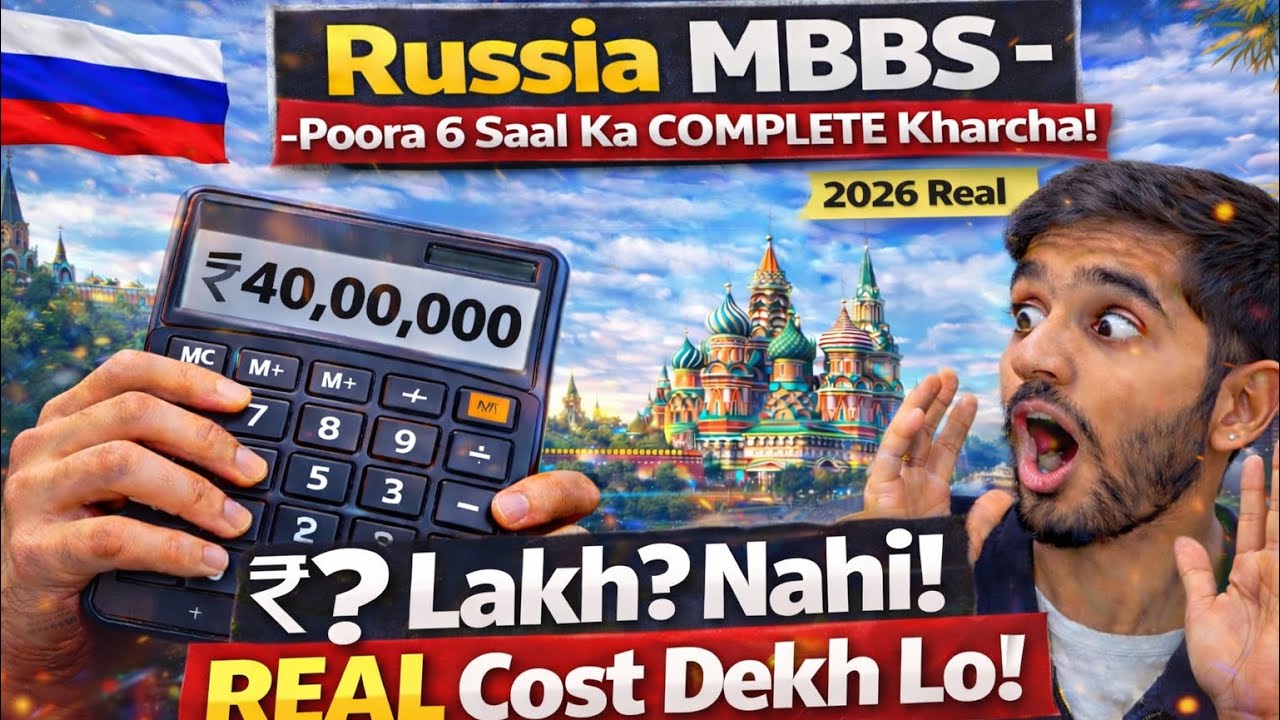 “₹25 Lakh Mein MBBS Russia? ❌ | REAL Cost ₹40–55 Lakh 😱 | Parents Must Watch”