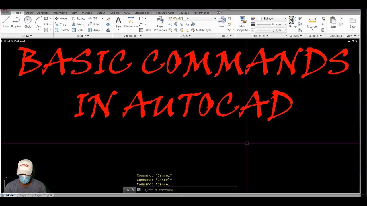 AUTOCAD TUTORIAL (TAGALOG) - AUTOCAD BASIC COMMANDS