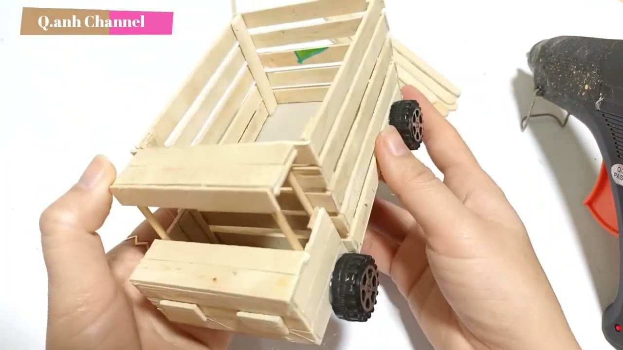 2 MANUALIDADES (carro) con palitos de helado Faciles y Bonitas | DIY Manualidades #316