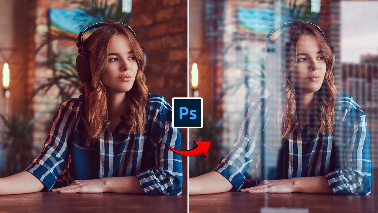 How to Add Glass Reflection Effects in Photoshop | Tutorial For Beginner