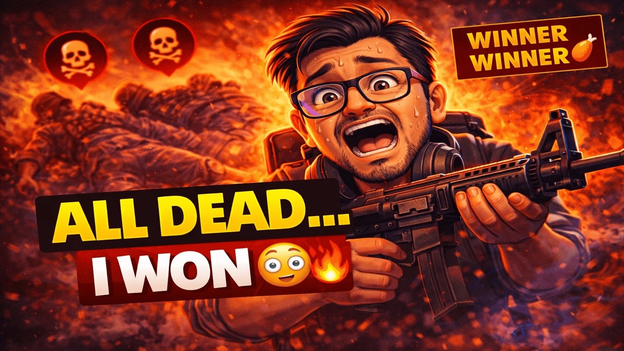 My Squad Died Early… So I WON Alone 😳🔥 | PUBG