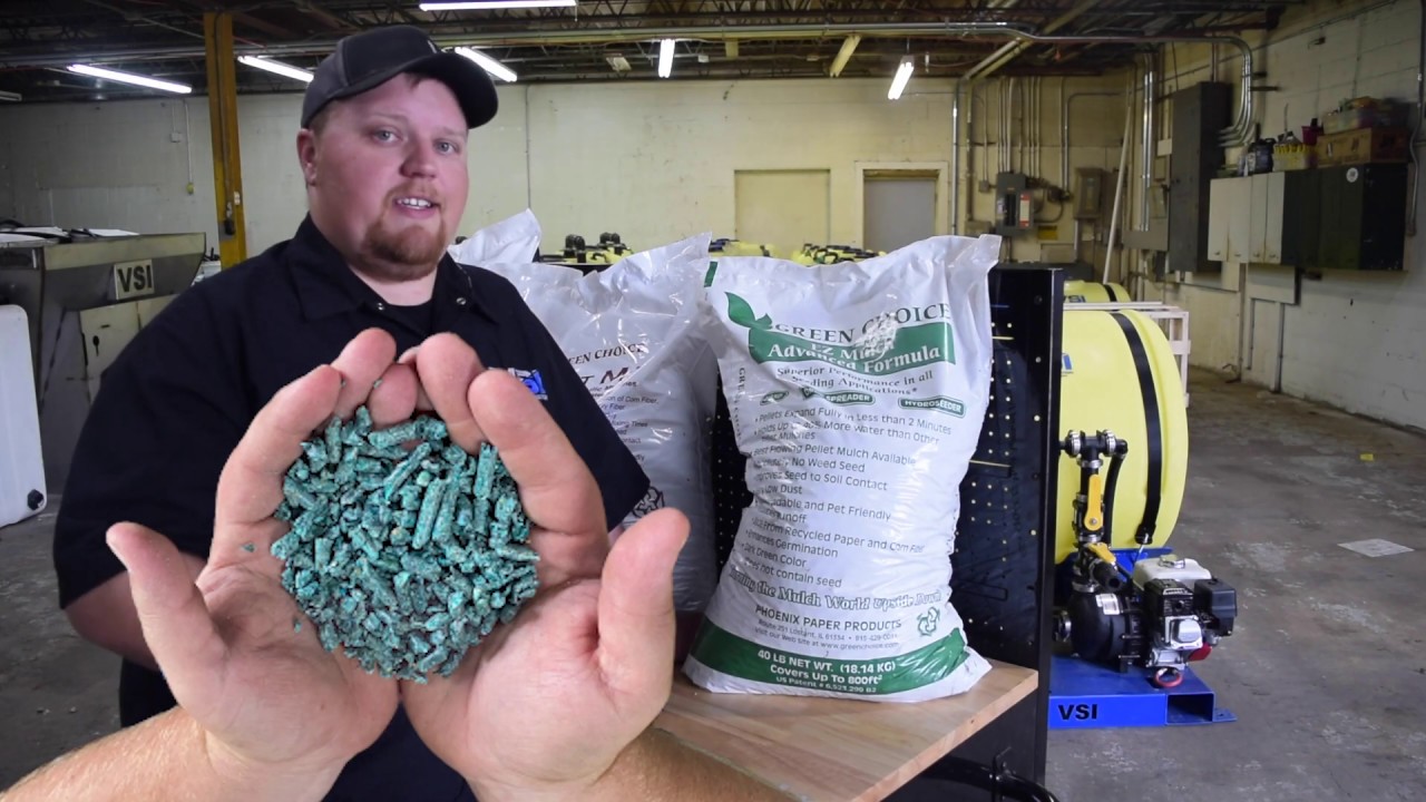 Mulch to Use in a Jet Agitated Hydroseeder