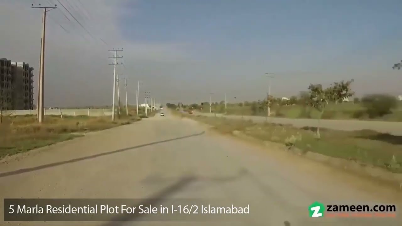 5 MARLA RESIDENTIAL PLOT FOR SALE IN I 16 ISLAMABAD