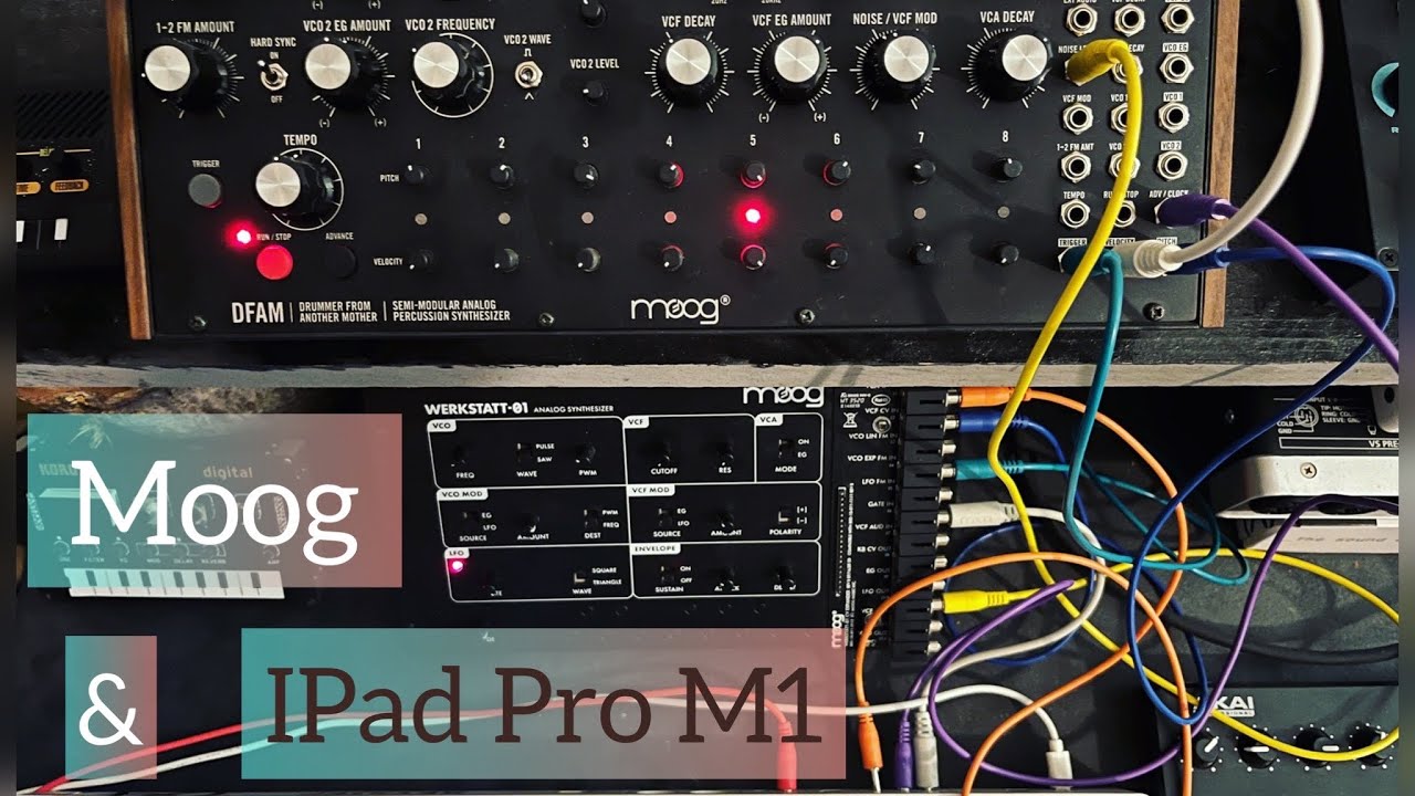 Turning a dawless jam into a track with the | iPad pro M1| Moog | AUM