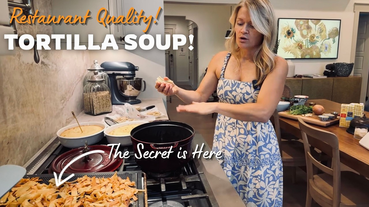 ￼ The secret to authentic tortilla soup! ￼￼