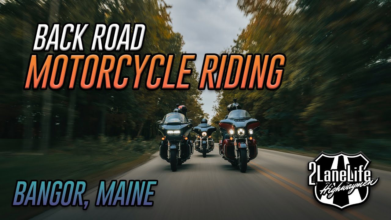 Back Road Motorcycle Riding in Bangor, Maine | History, Eats, Scenic Roads | 2LaneLife | 4K