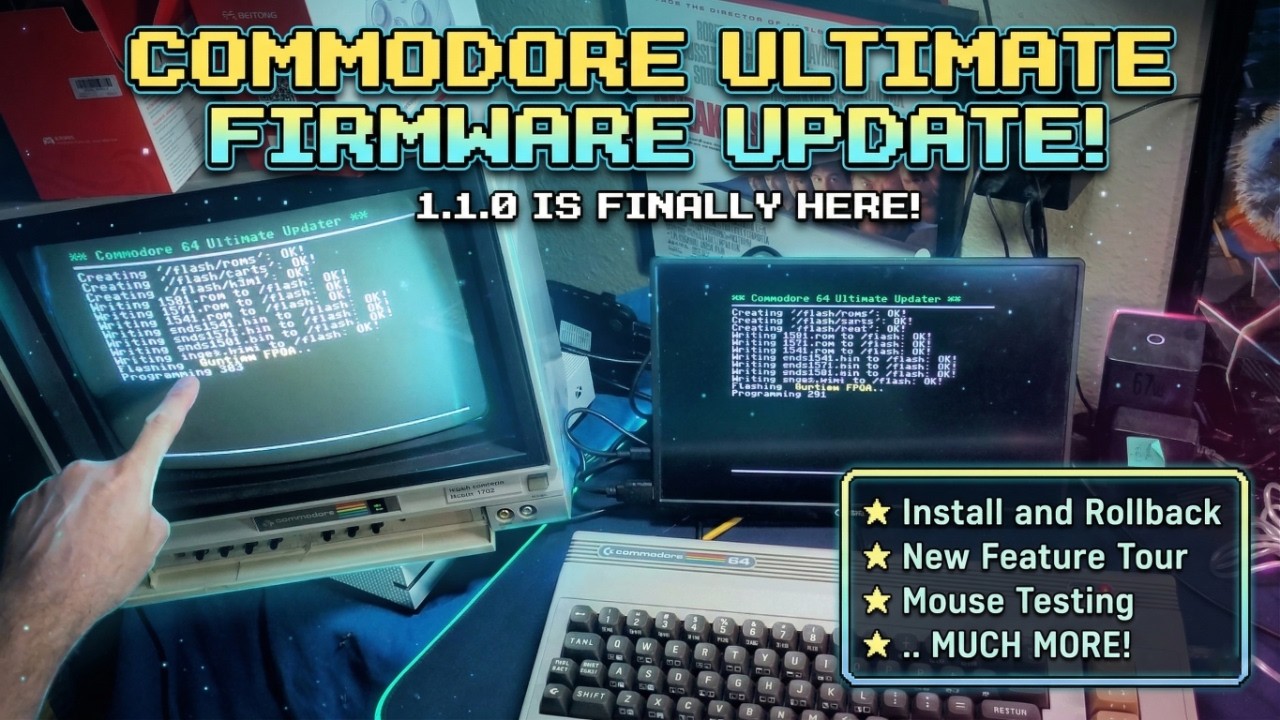 Upgrading the Commodore 64U: What's new in 1.1.0?