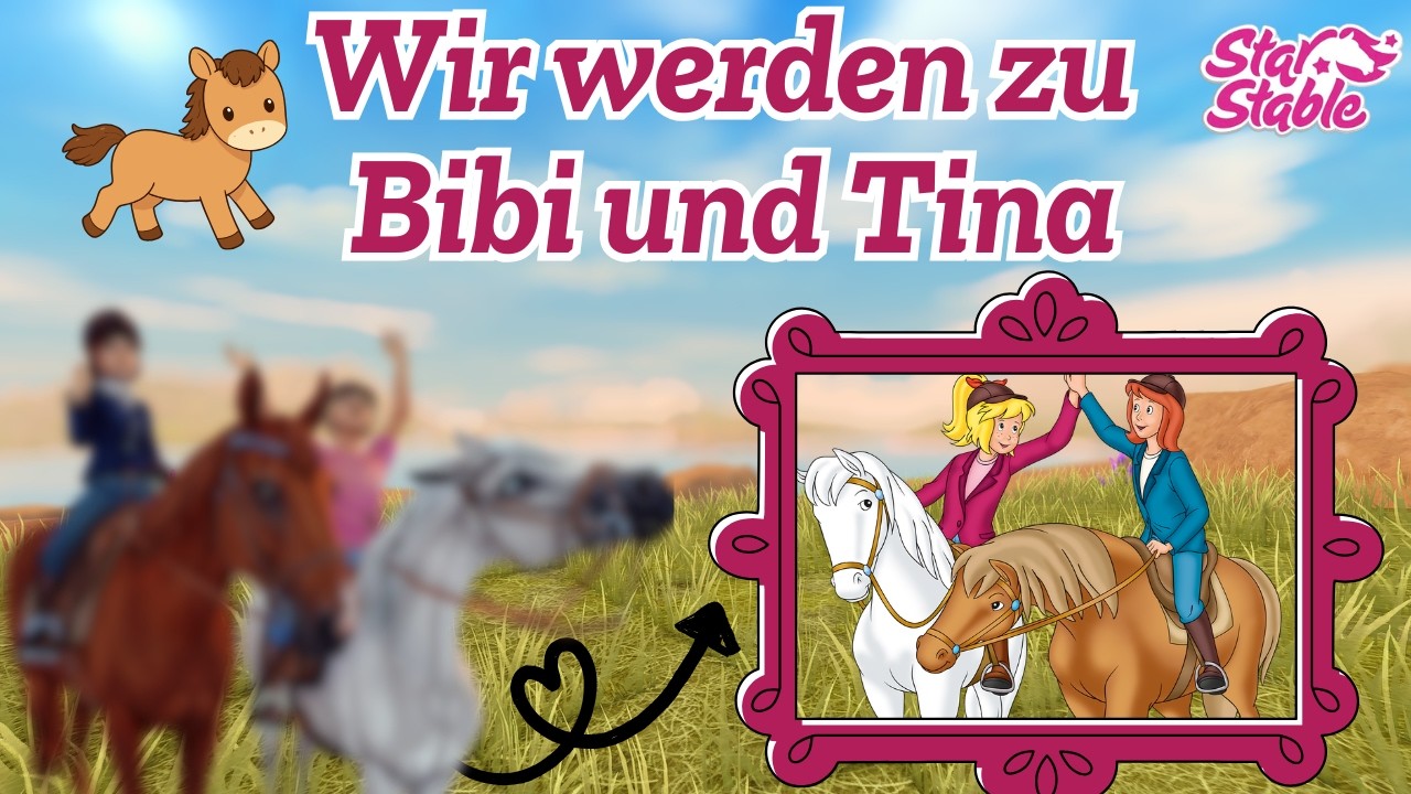 SSO 🐴 WIR WERDEN ZU BIBI UND TINA 😍🐎 mit @Penelope Rosefall  🐿️