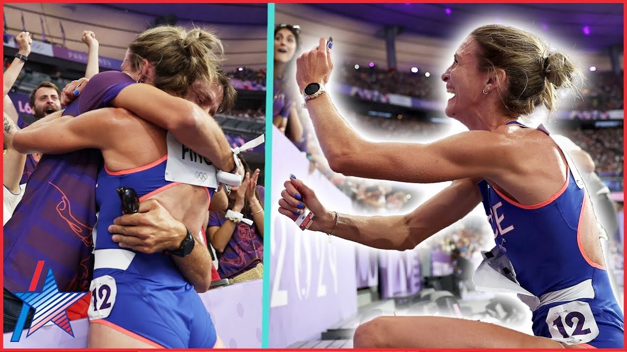 Biegaczka olimpijska Alice Finot oświadcza się chłopakowi po pobiciu rekordu lekkoatletycznego