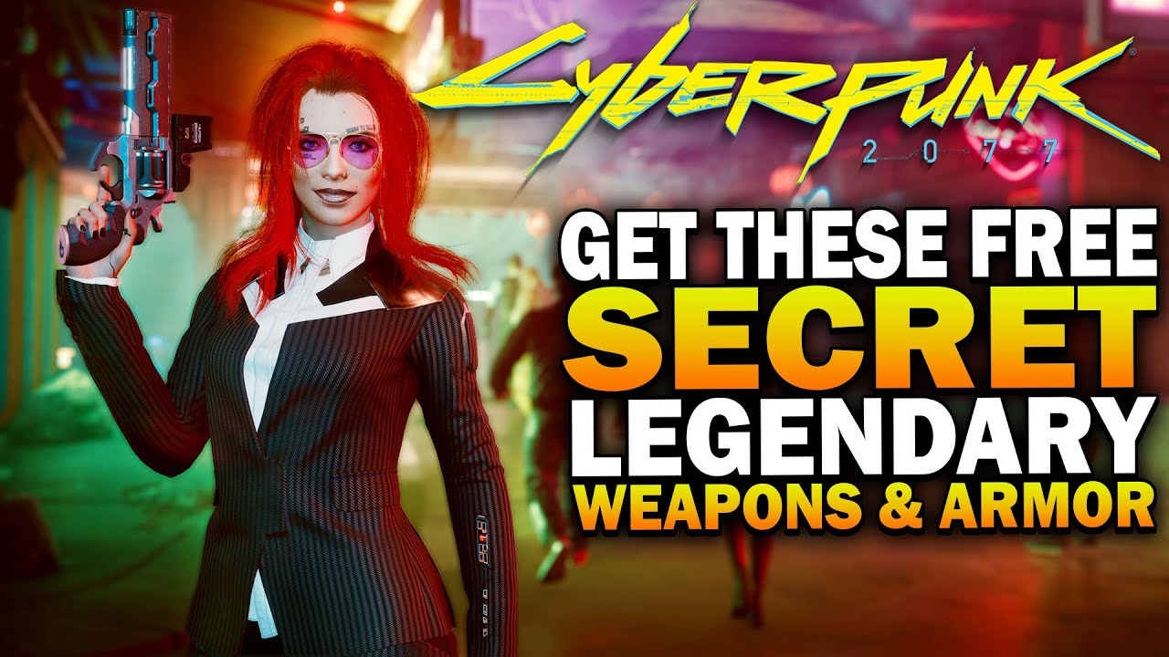 Secret FREE Legendary Weapons & Armor You Need In Cyberpunk 2077