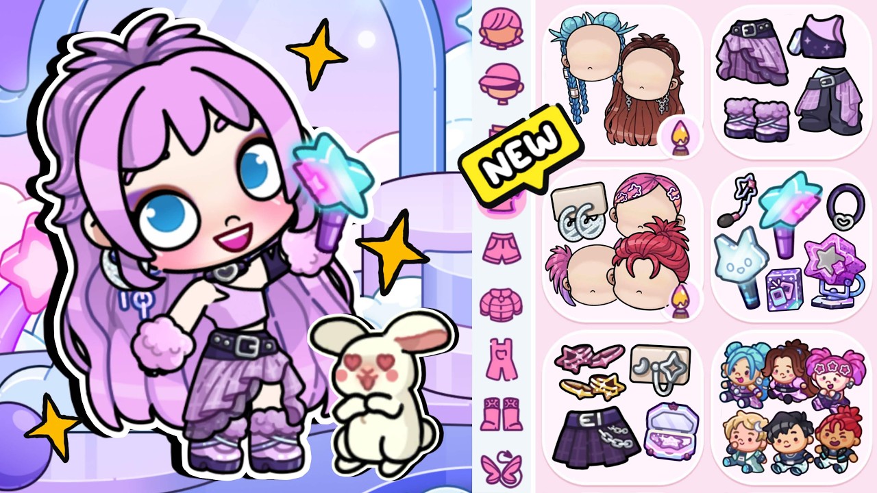 ทรงผม & ของแต่งตัวมาใหม่ สไตล์ K-Pop AVATAR WORLD